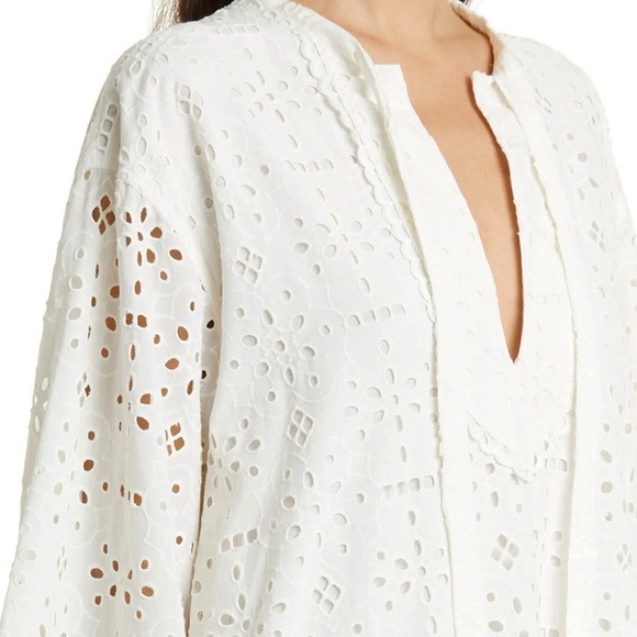 Abi mini dress in broderie anglaise - Picture 4 of 8